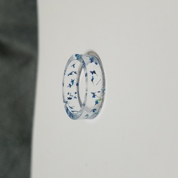 Jewelry - Blue Floral Ring Size 7